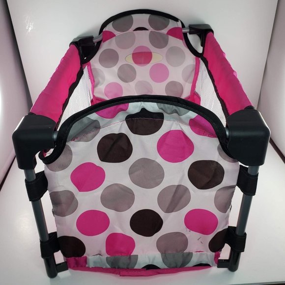 Graco Tollytots Baby Doll Play Pen Pink Polka Dots - Picture 6 of 11